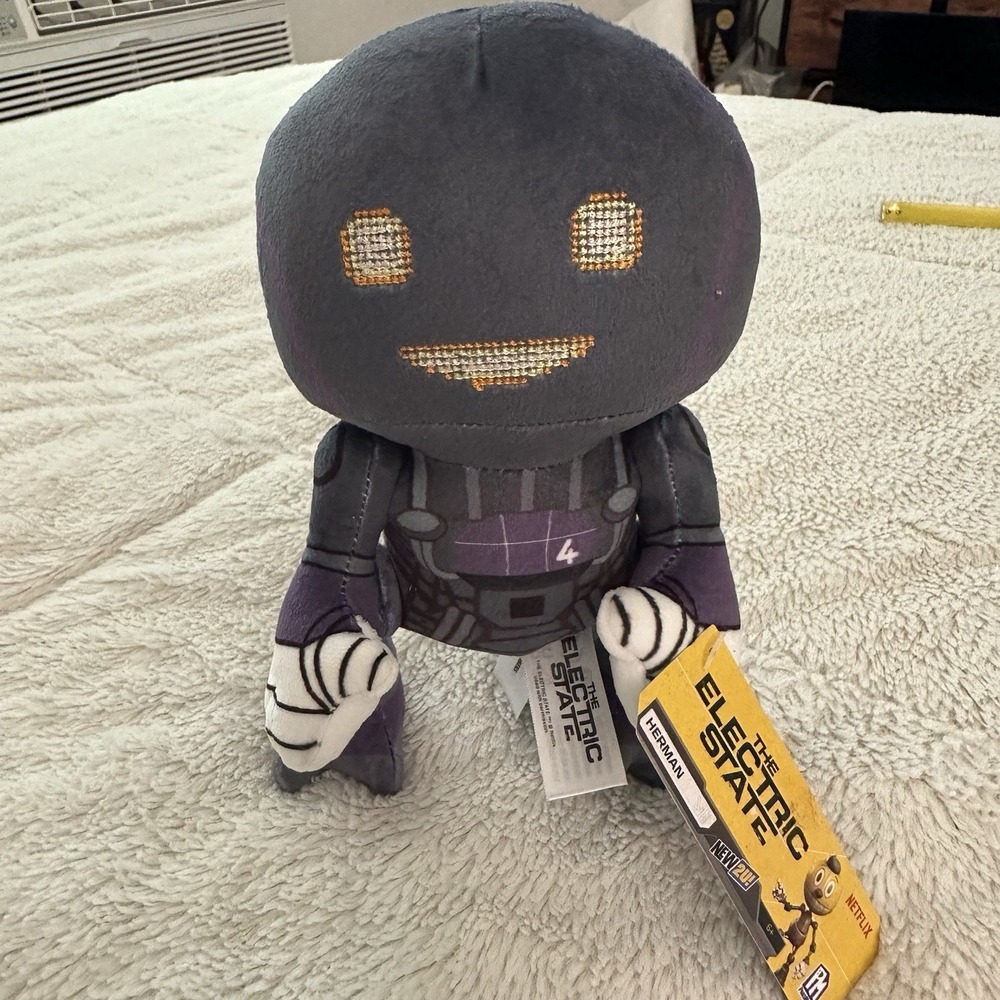 The Electric State Collectible Plush Character Herman Netflix Robot New - Picture 9 of 11